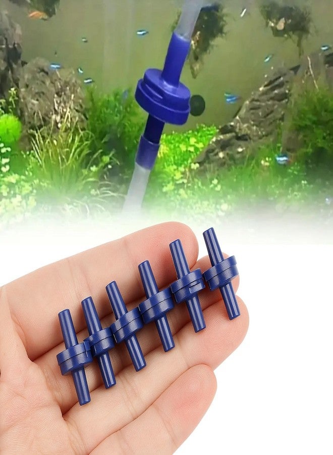 VAYINATO® 5 Pack (Blue) Aquarium Air Pump Check Valves - Durable One-Way Non-Return Valves for Fish Tank Airline Tubing, Prevent Backflow & Pump Damage, Reliable Flow Control - Image 1